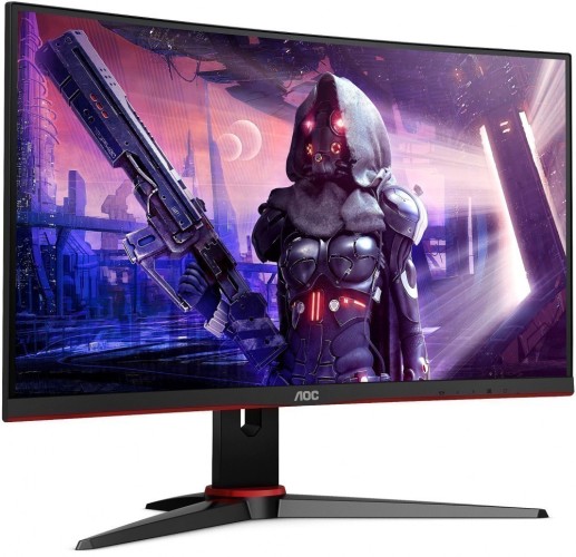 Монитор AOC 23.6" Gaming C24G2AE черный/красный VA LED 16:9 HDMI M/M матовая 250cd 178гр/178гр 1920x1080 165Hz FreeSync Premium VGA DP FHD 3.84кг