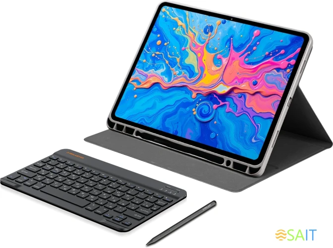 Планшет Teclast ArtPad Pro Premium Set G99 (2.2) 8C RAM8Gb ROM256Gb 12.7" IPS 2176x1600 4G Android 15 черный 13Mpix 8Mpix BT WiFi microSD 256Gb 10000mAh 11hr