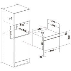 Встраиваемая микроволновая печь Korting Korting KMI 830 GNBX