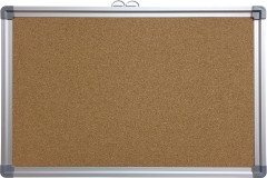 Доска пробковая Buro 60x90см алюминиевая рама