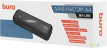 Ламинатор Buro BU-L286 черный A4 (70-125мкм) 28см/мин (2вал.) лам.фото