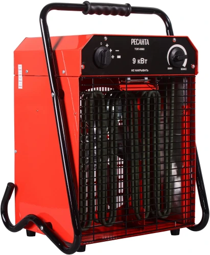 Тепловая пушка электрическая Ресанта ТЭП-9000 9000Вт красный