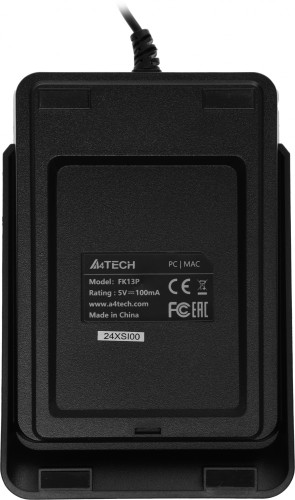 Числовой блок A4Tech FK13P черный USB slim для ноутбука (FK13P BLACK) кабель 1.5м