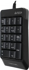 Числовой блок A4Tech FK13P черный USB slim для ноутбука (FK13P BLACK) кабель 1.5м