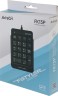Числовой блок A4Tech FK13P черный USB slim для ноутбука (FK13P BLACK) кабель 1.5м