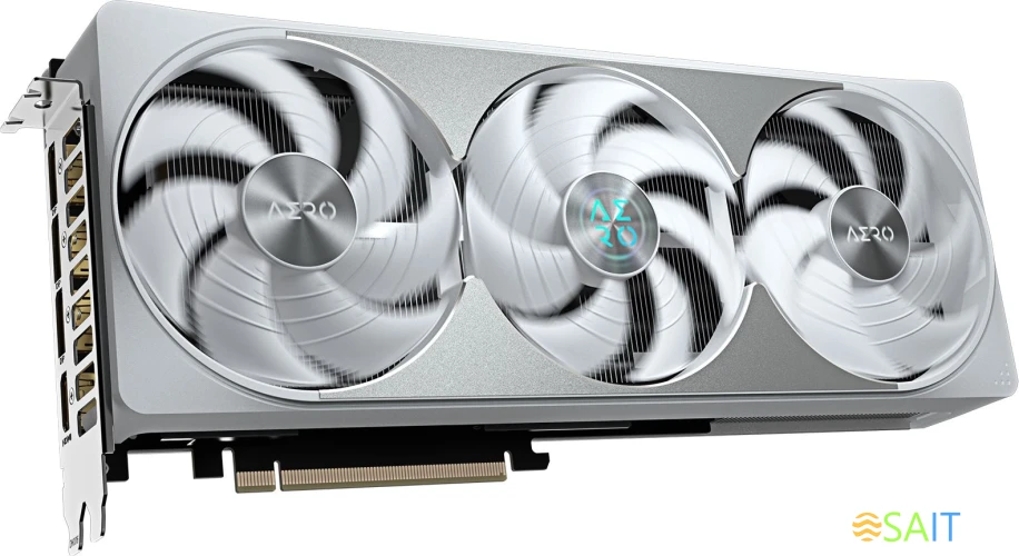 Видеокарта Gigabyte PCI-E 4.0 GV-N5080AERO OC-16GD 1.0 NVIDIA GeForce RTX 5080 16Gb 256bit GDDR7 2550/23000 HDMIx1 DPx3 HDCP Ret