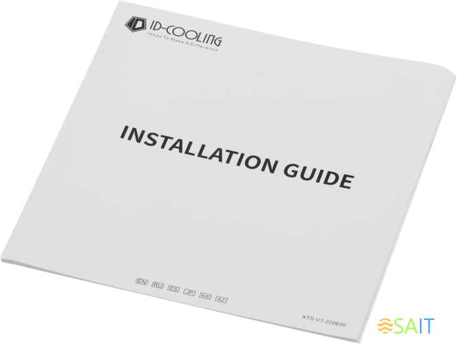 Устройство охлаждения(кулер) ID-Cooling SE-224-XTS mini Soc-AM5/AM4/1200/1700/1851 черный 4-pin 16-32dB Al+Cu 180W 690gr Ret (SE-224-XTS MINI BLACK)