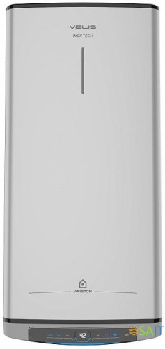Водонагреватель Ariston Velis Lux Inox PW ABSE WIFI 80 2.5кВт 80л электрический настенный/серый