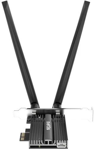 Сетевой адаптер Wi-Fi + Bluetooth Netis F1 AX3000 PCI Express (ант.внеш.съем) 2ант.