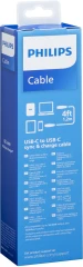 Кабель Philips DLC8701 USB Type-C (m)-USB Type-C (m) 1.2м белый коробка (упак.:1шт)