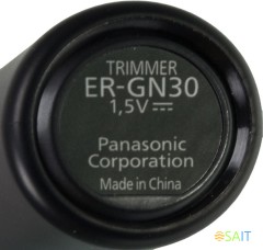 Триммер Panasonic ER-GN30-K черный/серебристый (насадок в компл:1шт)