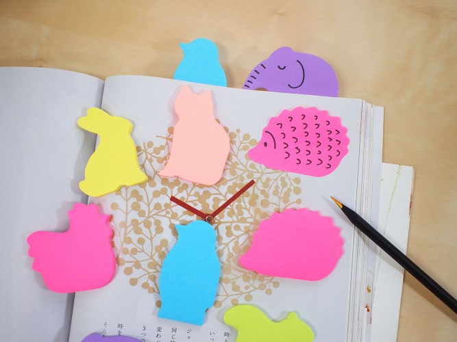 Блок самоклеящийся бумажный Stick`n 21776 50лист. малиновый 1цв.в упак. "еж"