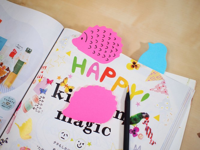 Блок самоклеящийся бумажный Stick`n 21776 50лист. малиновый 1цв.в упак. "еж"