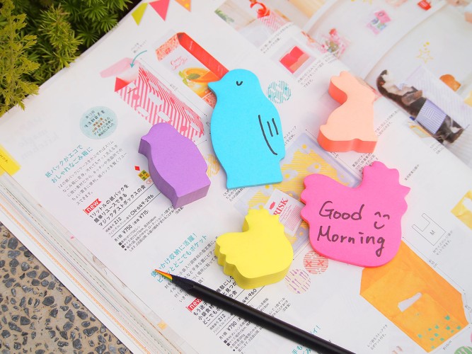 Блок самоклеящийся бумажный Stick`n 21776 50лист. малиновый 1цв.в упак. "еж"