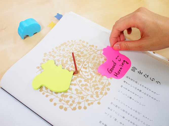 Блок самоклеящийся бумажный Stick`n 21776 50лист. малиновый 1цв.в упак. "еж"