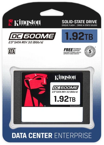 Накопитель SSD Kingston SATA-III 1.92TB SEDC600ME/1920G DC600M 2.5" 1 DWPD