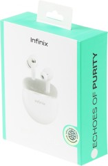 Гарнитура внутриканальные Infinix XBuds XE26 белый беспроводные bluetooth в ушной раковине (10311752)