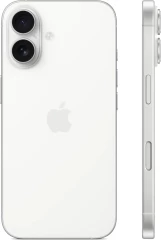 Смартфон Apple A3287 iPhone 16 256Gb белый моноблок 3G 4G 1Sim 6.1" 1179x2556 iOS 18 48Mpix 802.11 a/b/g/n/ac/ax/be NFC GPS Protect