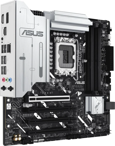 Материнская плата Asus PRIME Z890M-PLUS WIFI Soc-1851 Intel Z890 4xDDR5 mATX AC`97 8ch(7.1) 2.5Gg RAID+HDMI+DP
