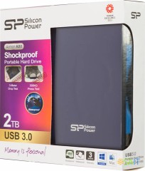 Жесткий диск Silicon Power USB 3.0 2Tb SP020TBPHDA80S3B A80 Armor 2.5" синий