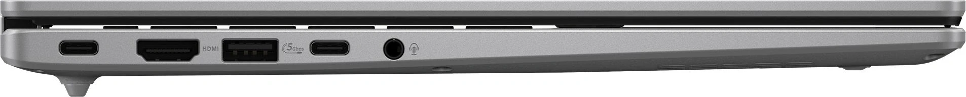 Ноутбук Asus VivoBook 14 M1407KA-LY125 Ryzen AI 5 330 16Gb SSD512Gb AMD Radeon 820M 14" IPS WUXGA (1920x1200) без ОС silver WiFi BT Cam (90NB15H3-M006A0)