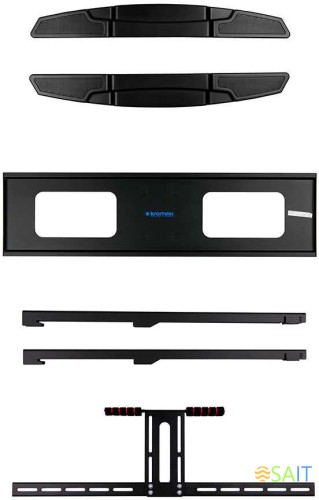 Кронштейн для телевизора Kromax ATLANTIS-99 черный 40"-65" макс.35кг настенный поворот и наклон верт.перемещ.