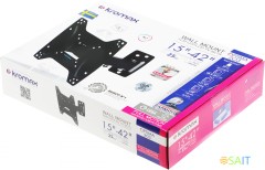 Кронштейн для телевизора Kromax OPTIMA-203 черный 15"-42" макс.25кг настенный поворот и наклон