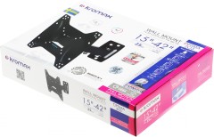 Кронштейн для телевизора Kromax OPTIMA-203 черный 15"-42" макс.25кг настенный поворот и наклон