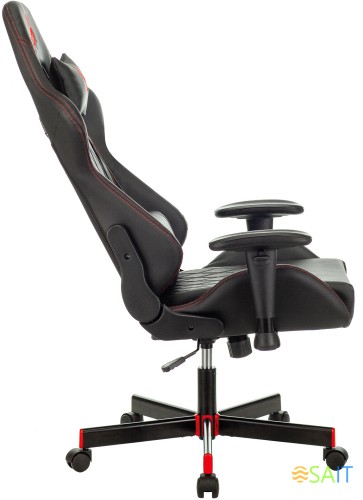 Кресло игровое A4Tech Bloody GC-800 черный ромбик эко.кожа крестов. металл