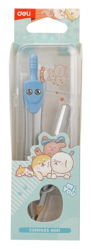 Циркуль Deli EH601 в компл.:карандаш