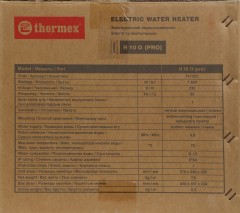 Водонагреватель Thermex H 10 O (pro) 1.5кВт 10л электрический настенный/белый