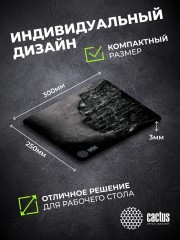 Коврик для мыши Cactus Brick Wall рисунок 300x250x3мм (CS-MP-DWM)