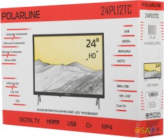 Телевизор LED PolarLine 24" 24PL12TC черный HD 50Hz DVB-T DVB-T2 DVB-C (RUS)