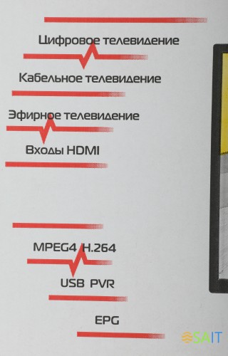 Телевизор LED PolarLine 24" 24PL12TC черный HD 50Hz DVB-T DVB-T2 DVB-C (RUS)