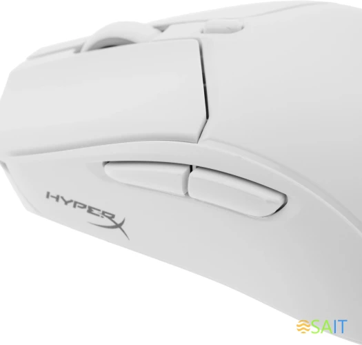 Мышь HyperX Haste 2 белый оптическая 26000dpi беспров. BT/Radio USB 5but (6N0A9AA)