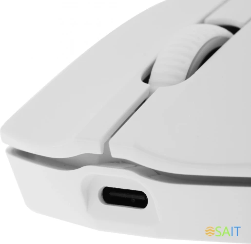 Мышь HyperX Haste 2 белый оптическая 26000dpi беспров. BT/Radio USB 5but (6N0A9AA)