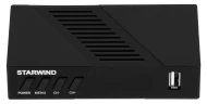 Ресивер DVB-T2 Starwind CT-140 черный