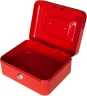 Ящик для денег Silwerhof 90x200x160 красный сталь 0.917кг