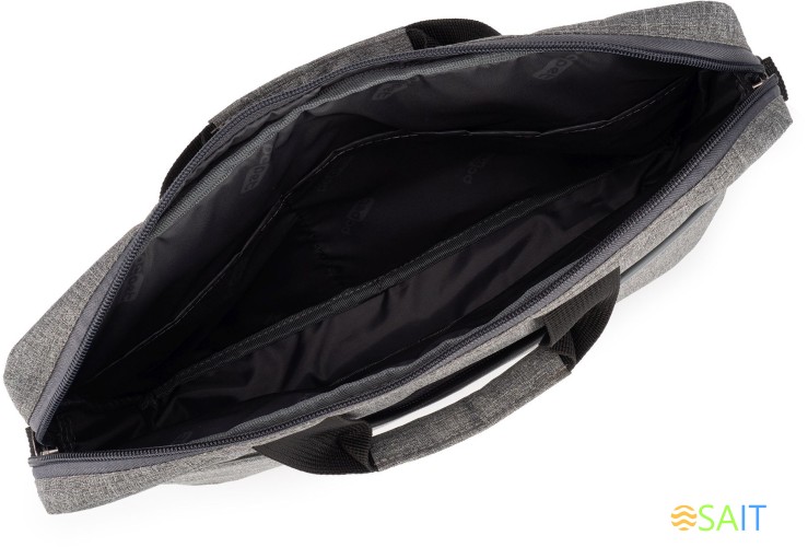 Сумка для ноутбука 14.5" PC Pet PCP14A2GY серый/черный полиэстер