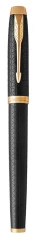Ручка перьев. Parker IM Premium F323 (1931646) Black GT F сталь нержавеющая подар.кор.