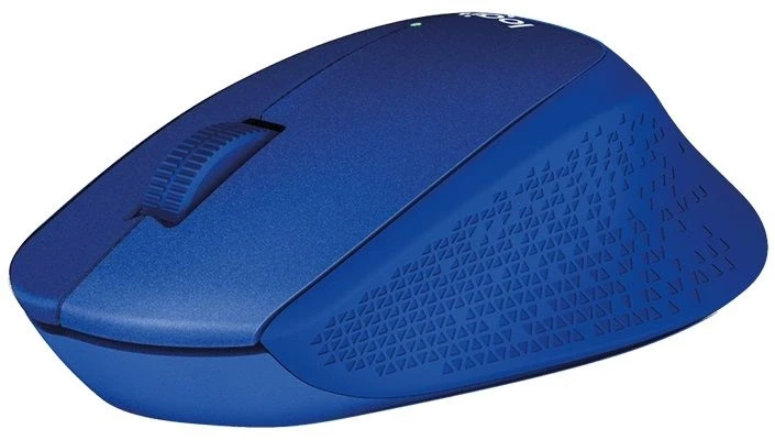 Мышь Logitech M330 Silent Plus синий оптическая 1000dpi silent беспров. USB 2but (910-004925)