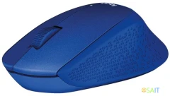 Мышь Logitech M330 Silent Plus синий оптическая 1000dpi silent беспров. USB 2but (910-004925)