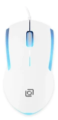 Мышь Оклик 245M белый оптическая 1000dpi USB 3but (471480)