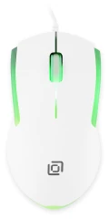 Мышь Оклик 245M белый оптическая 1000dpi USB 3but (471480)