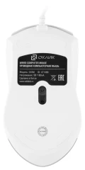 Мышь Оклик 245M белый оптическая 1000dpi USB 3but (471480)