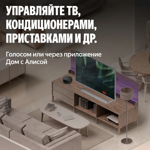 Умный пульт Yandex YNDX-00572 р.д.20м черный