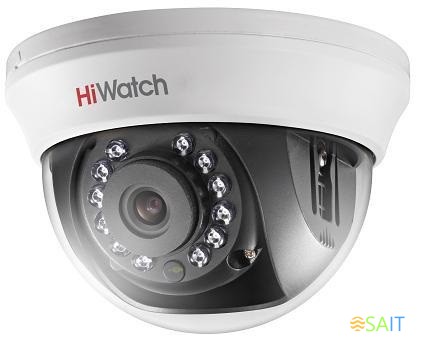 Камера видеонаблюдения аналоговая HiWatch DS-T101 2.8-2.8мм HD-TVI цв. корп.:белый (DS-T101 (2.8 MM))