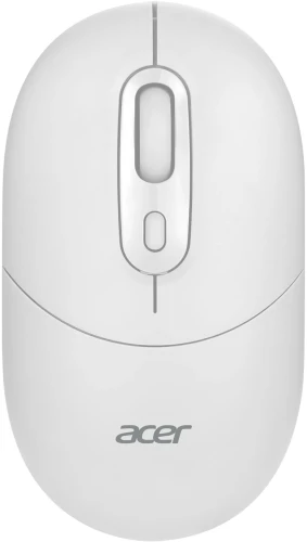 Мышь Acer OMR301 белый оптическая 1600dpi беспров. BT/Radio USB 4but (ZL.MCECC.01U)