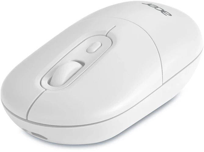 Мышь Acer OMR301 белый оптическая 1600dpi беспров. BT/Radio USB 4but (ZL.MCECC.01U)