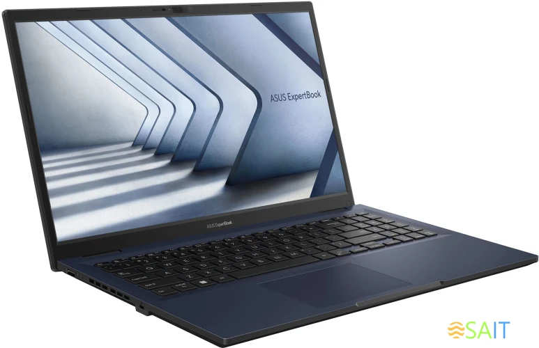 Ноутбук Asus ExpertBook B1 B1502CVA-BQ0969 Core i5 1335U 16Gb SSD512Gb Intel Iris Xe graphics 15.6" IPS FHD (1920x1080) Free DOS black WiFi BT Cam (90NX06X1-M013V0)